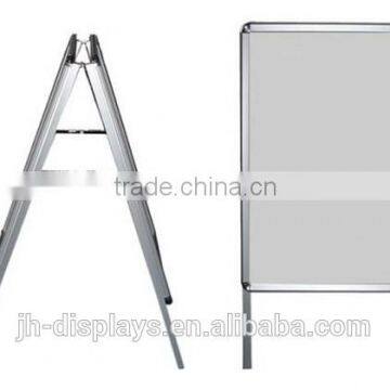 Open Snap Front Loading Professional Poster Stand Double Side photo-3