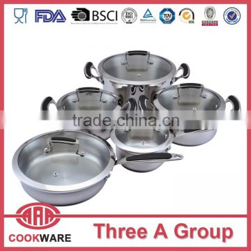 2015 new design stainless steel cookware set for wholesale