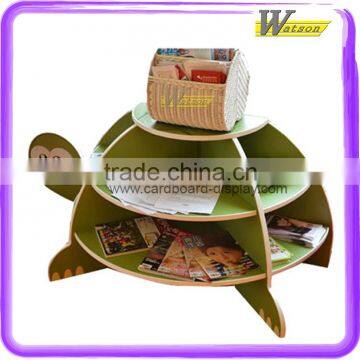 new design standing chinemys reevesii cardboard display stand for magazine