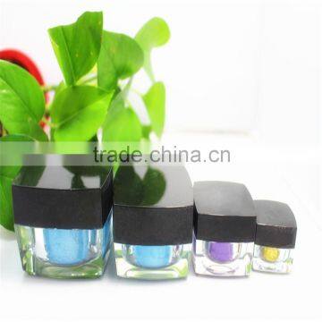 Multicolored eyeshadow pigments, loose pigment eyeshadow, pigmented eyeshadow