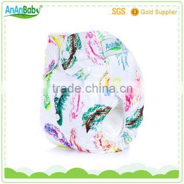 ananbaby reusable one size printed cloth diapers suppliers