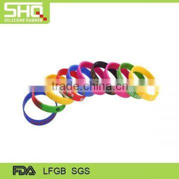 Custom silicone rubber wristband