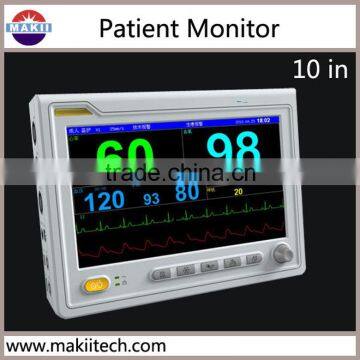 10.1 inch non invasive blood pressure monitor with pulse oximeter