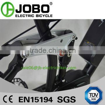 Full Suspension Lithium Ion Electric Mountain Bicycle 36V 250W On Sale photo-2