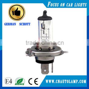 Automobile headlight e4 auto light bulb h4 halogen bulb