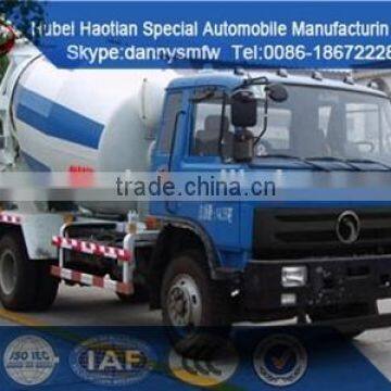 3-4 Cubic concrete mixer car / 150HP Cement mixing truck/MINI Concrete mixing truck