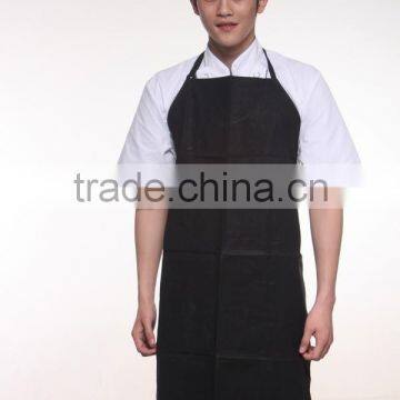 Plain black cotton promotion apron