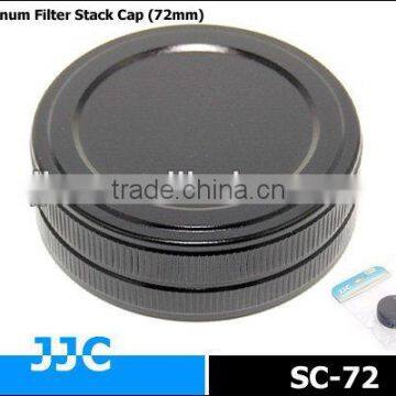 JJC Aluminum 72MM Filter Stack Storage Caps Case protect UV CPL ND filters from dust and scratches while they are not being used