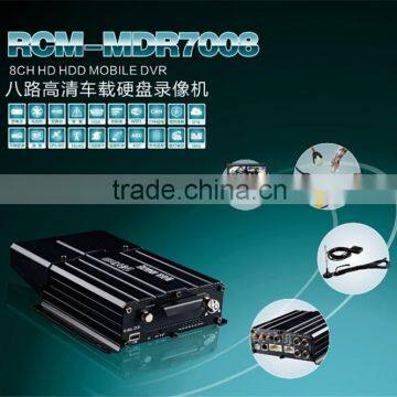 8CH ANOLOGUE D1 H.264 VEHICLE DVR FOR BUS