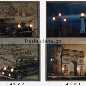 LED pictures LED prints LED wall decor LED wall arts Modern Wall Art living room decoration LED family design