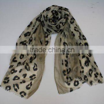 Polyester Fashion Leopard Scarf Wholesale Leopard Print Scarf photo-3