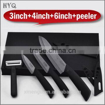 3"4"6" Ceramic Knife+Peeler Kitchen Tool Cutting Tool Kitchenware Set