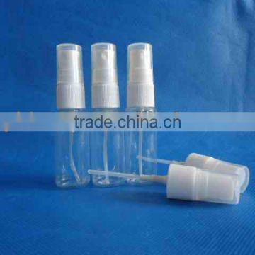 20ml fine mist plastic pump spray bottle, clear spray pump bottles