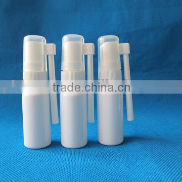 15ml pet Plastic throat pump bottles with long actuator