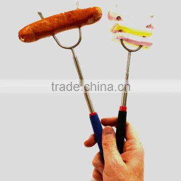 Fashion BBQ Barbecue Skewer Grill Kabob Kebab Stick Flat Needle