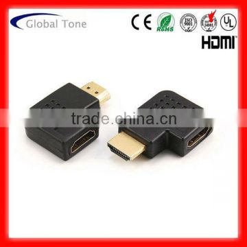 GT3-12P20 HDMI A male to HDMI A female adaptor 90deg angle type