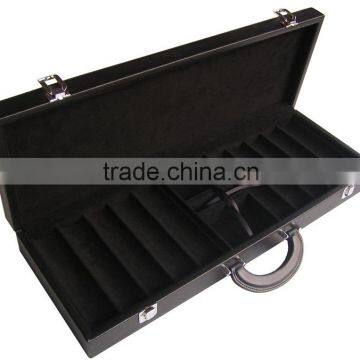 Custom Leather Poker Chip Set for 500 Chips photo-3