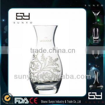 frosted decal Glass Flower Vase Wholesale