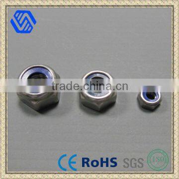 China Supplier Hot Sale Stainless Steel Nylon Hex Set Nuts for Furniture Shenzhen