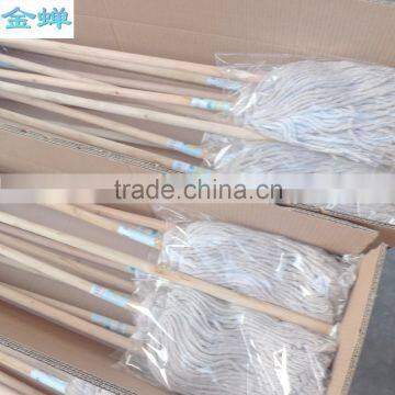 wooden handle cotton mop