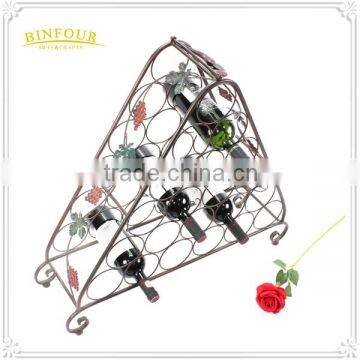 Hot Sale Household Portable Metal Wine Glass Display Wine Rack Cabinets photo-2