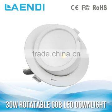 China Manufacturer rotation design 15w 240v led downlights cob epistar 95lm/w