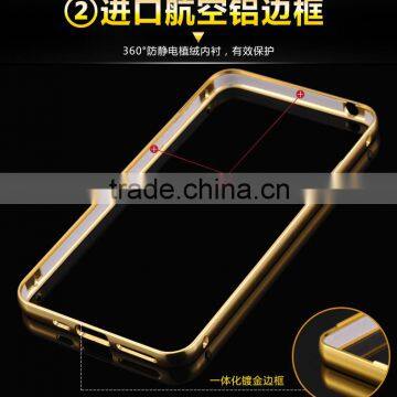 Luxury Aluminum Bumper Ultra-thin Mirror Back Metal Case Cover for Apple Iphone SE photo-3