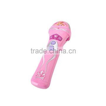 2016 custom battery operated plastic kids toy microphone
