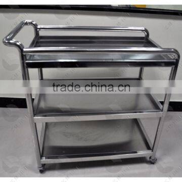 Wholsale Price High Quality Hospital Lab Stainless Steel Trolley photo-4