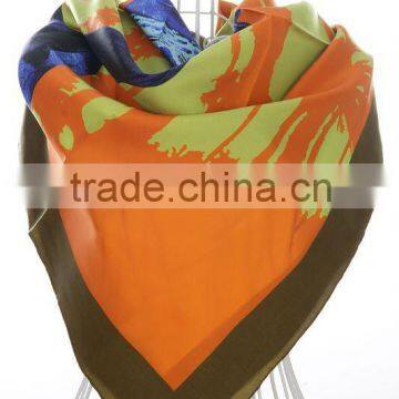 Digital printed silk scarf050