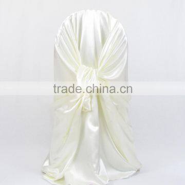 Wedding Satin Self- Tie Wrap Chair Cover