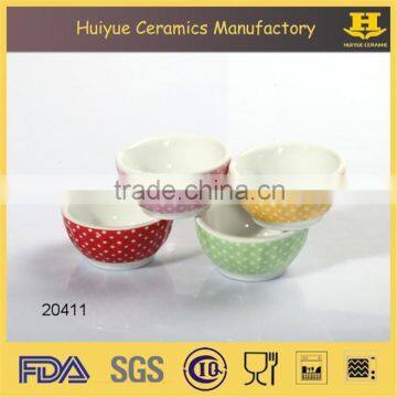 ceramic cup cake mould with printing 20411