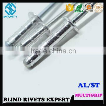 HIGH QUALITY FACTORY DOME HEAD ALU/ST MULTI-GRIP RIVETS photo-4