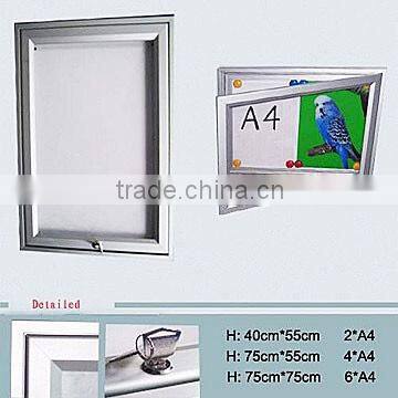 poster stand,aluminum enclosed fabric boards