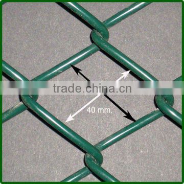 powder coated chain link fence