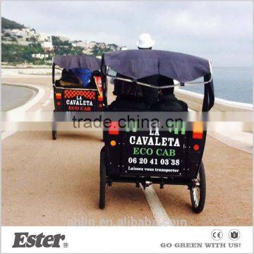 Electric tricycle taxi for passenger