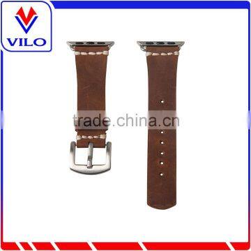 For Apple Watch Genuine Leather Original Watch Band With Connection Adapter Clip photo-6