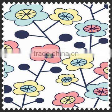 100% Polyester Flower Print Taffeta Fabric photo-3