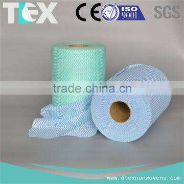 [D-TEX] Waveline Printed Spunlace Nonwoven Jumbo Rolls for Household Cleaning Wipes photo-5