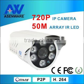 Hot sales Outdoor IR 100M HD 720P 1 Megapixel Bullet IP Camera