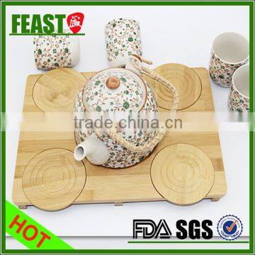 2015 Unique Customized Ceramic Tea Maker With Bamboo Tray photo-6