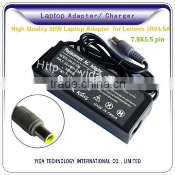 High Quality 90W Laptop Adapter for Lenovo 20V4.5A 7.9X5.5 Pin