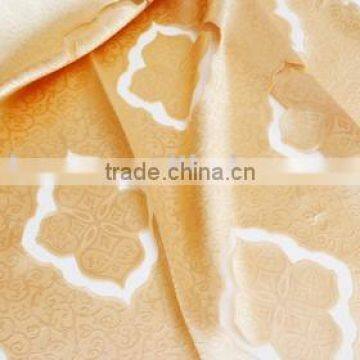 sacred chrysanthemum design cut-out curtain fabric