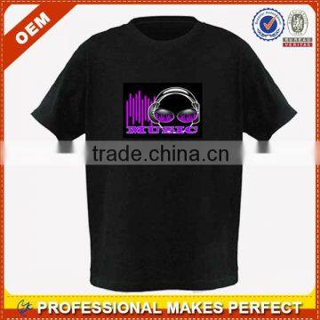 Modern environmentally friendly custom led t shirt(YCT-A1059)