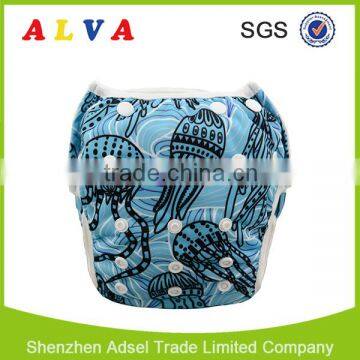 Alva Jellyfish Pattern Best Baby Swimming Diapers Manufacturer from China