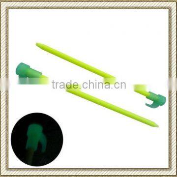 8" Fiberglass Tent Peg/Tent Stake, Glow in the dark/Luminous Needle Stakes