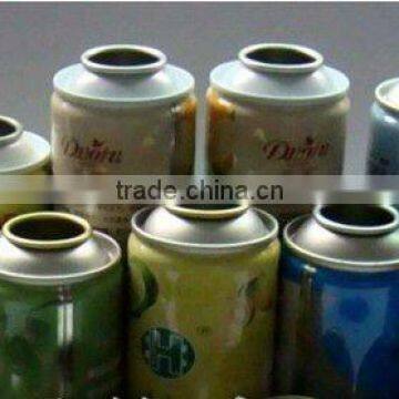 aerosol can dome and cone with different diameter
