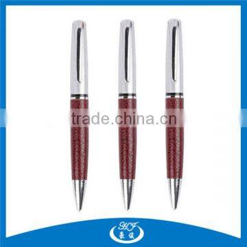 High End Luxury Leather Ball Pen,Permanent Skin Pen