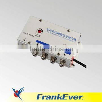 FRANKEVER 4 Way Bi-directional CATV Amplifier Splitter