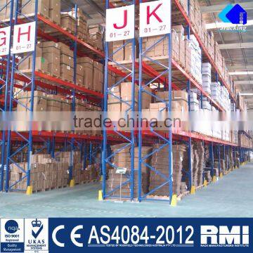 China Nanjing Jracking Heavy Load Adjustable Storage Shelf Pallet Rack
